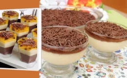 Mousse de Maracujá com Chocolate para uma sobremesa especial no dia das mães.