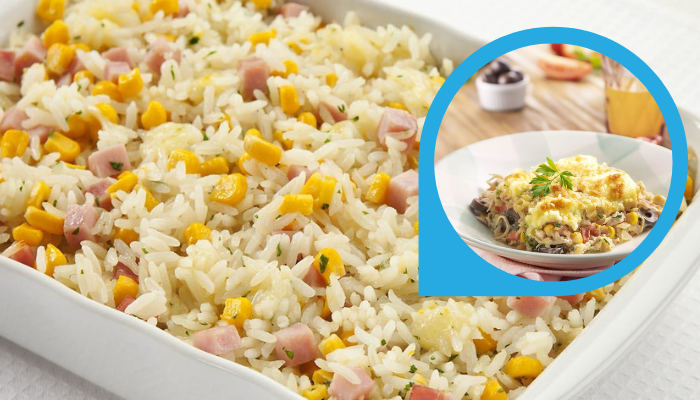 Arroz de Forno para o almoço do Dia das Mães