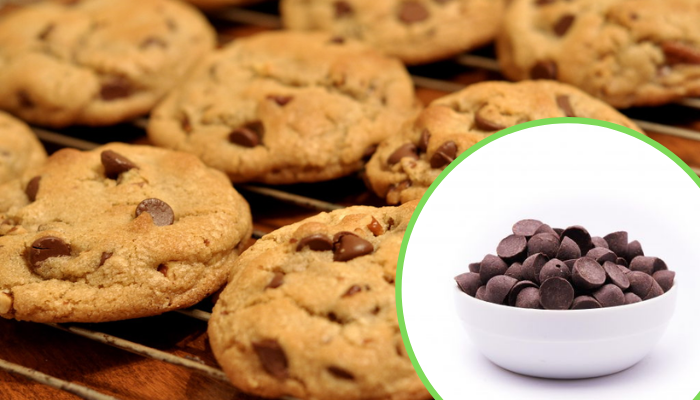 Receita Cookies com Gotas de chocolate crocante