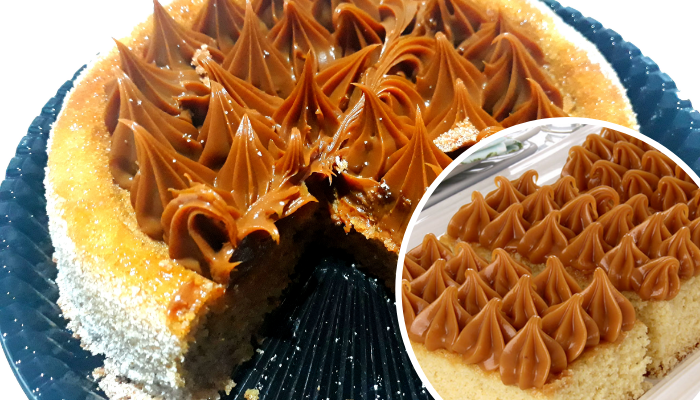  Bolo de Doce de Leite saboroso para sua família. 