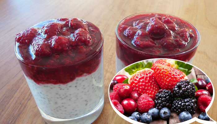 Calda de Frutas Vermelhas para sua sobremesa