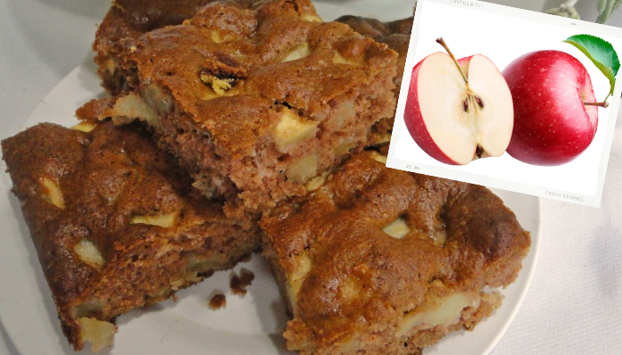 Bolo de Maça de liquidificador Rápido