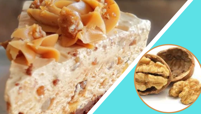 Torta Cremosa de Nozes para sua família