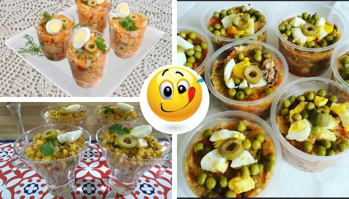 Cuscuz no Copinho para um belo tira gosto em casa