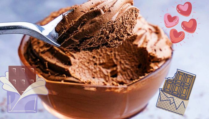 mousse de chocolate Dia das Mães