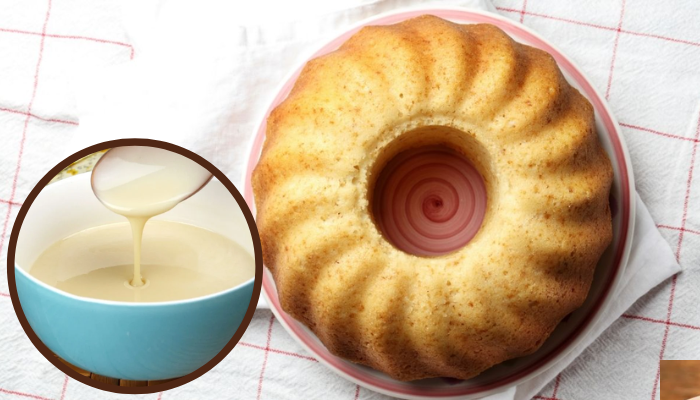 Bolo de leite condensado para um cafezinho a tarde