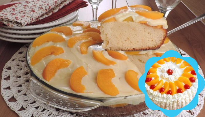 Bolo de Pêssego uma receita cheia de sabor