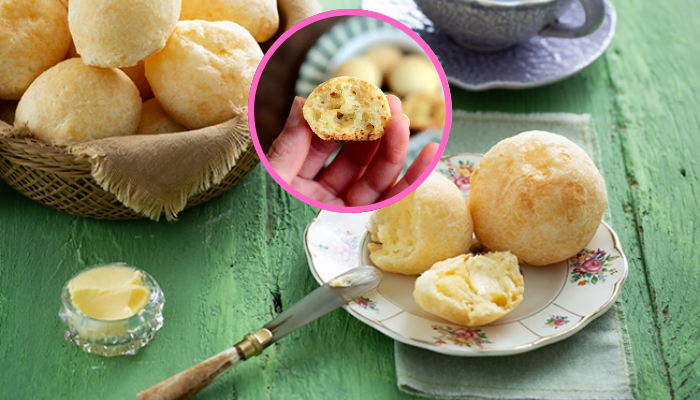 Receita pão de queijo rápida para fazer em casa