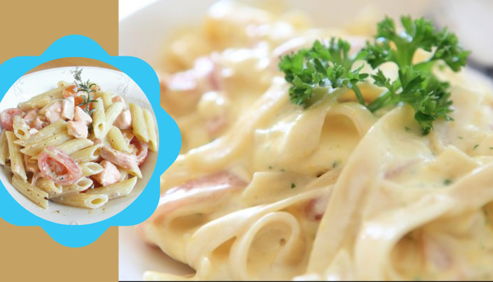 Macarrão ao Creme de Leite para um belo almoço.