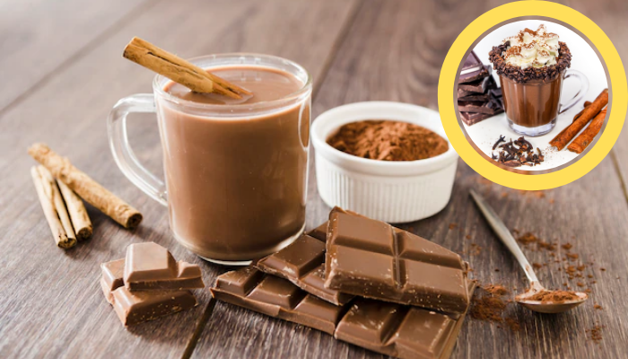 Chocolate Quente Cremoso  rápido para fazer em casa