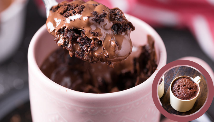 Receita de Brownie de Caneca de Microondas