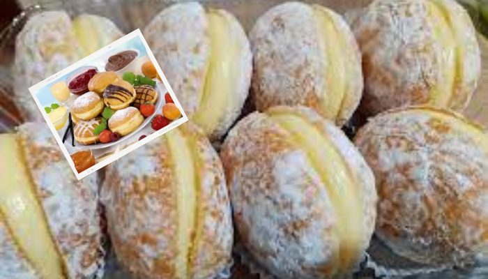 Sonho de Padaria de Creme uma receita caseira