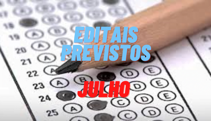 6 Editais previstos para este mes.