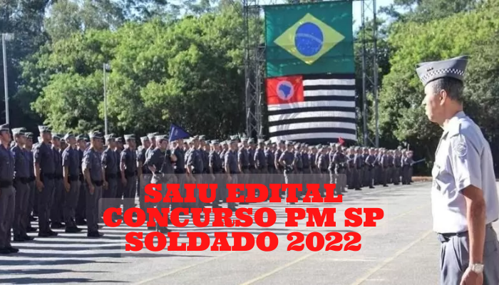 concurso pm sp soldado 2022