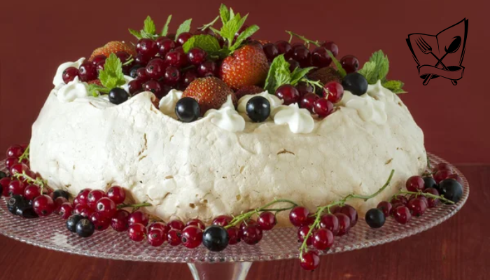 Pavlova com frutas